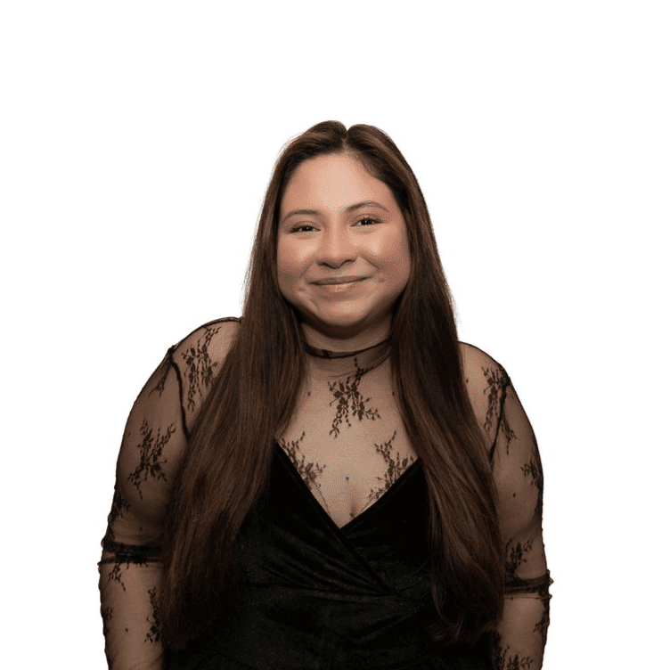 Portrait of Trinity A., a professional stylist at The Fixx Hair Studio, showcasing their expertise and style.