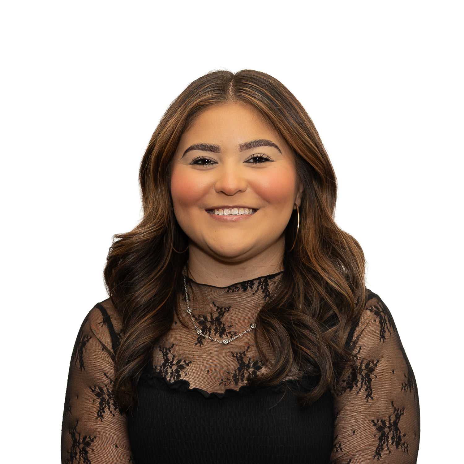 Portrait of Gabby P., a professional stylist at The Fixx Hair Studio, showcasing their expertise and style.