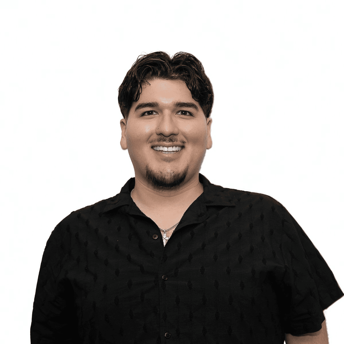 Portrait of Andrew M., a professional stylist at The Fixx Hair Studio, showcasing their expertise and style.