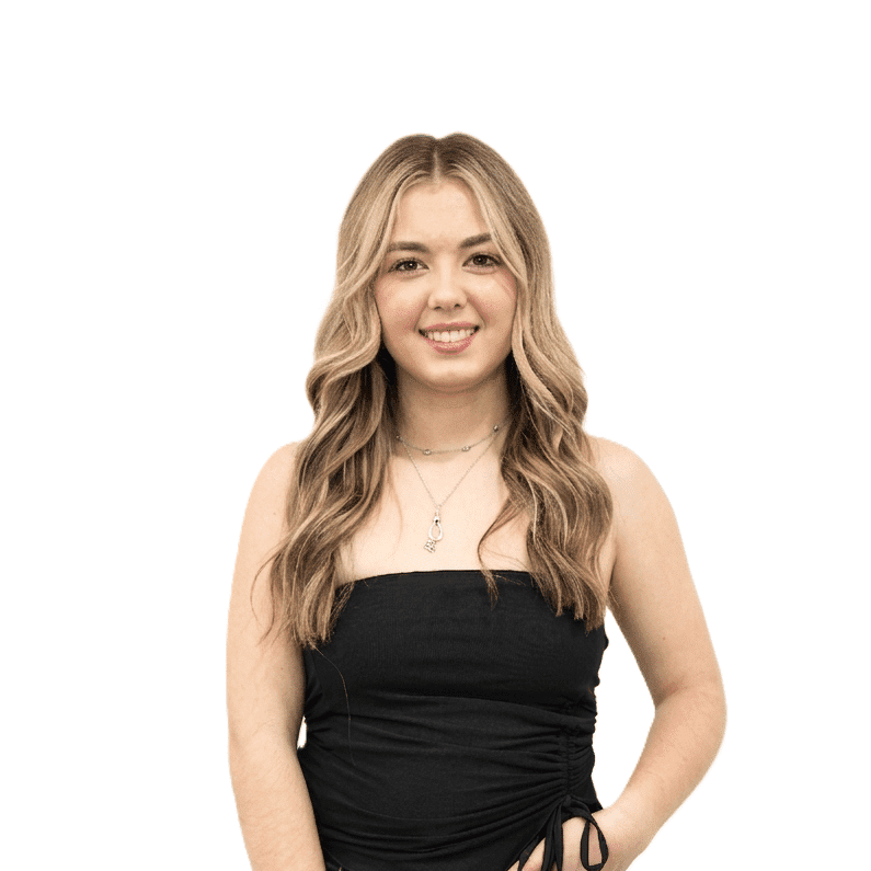 Portrait of Julia F., a professional stylist at The Fixx Hair Studio, showcasing their expertise and style.